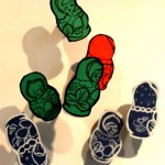 Drawings of a Russian doll
